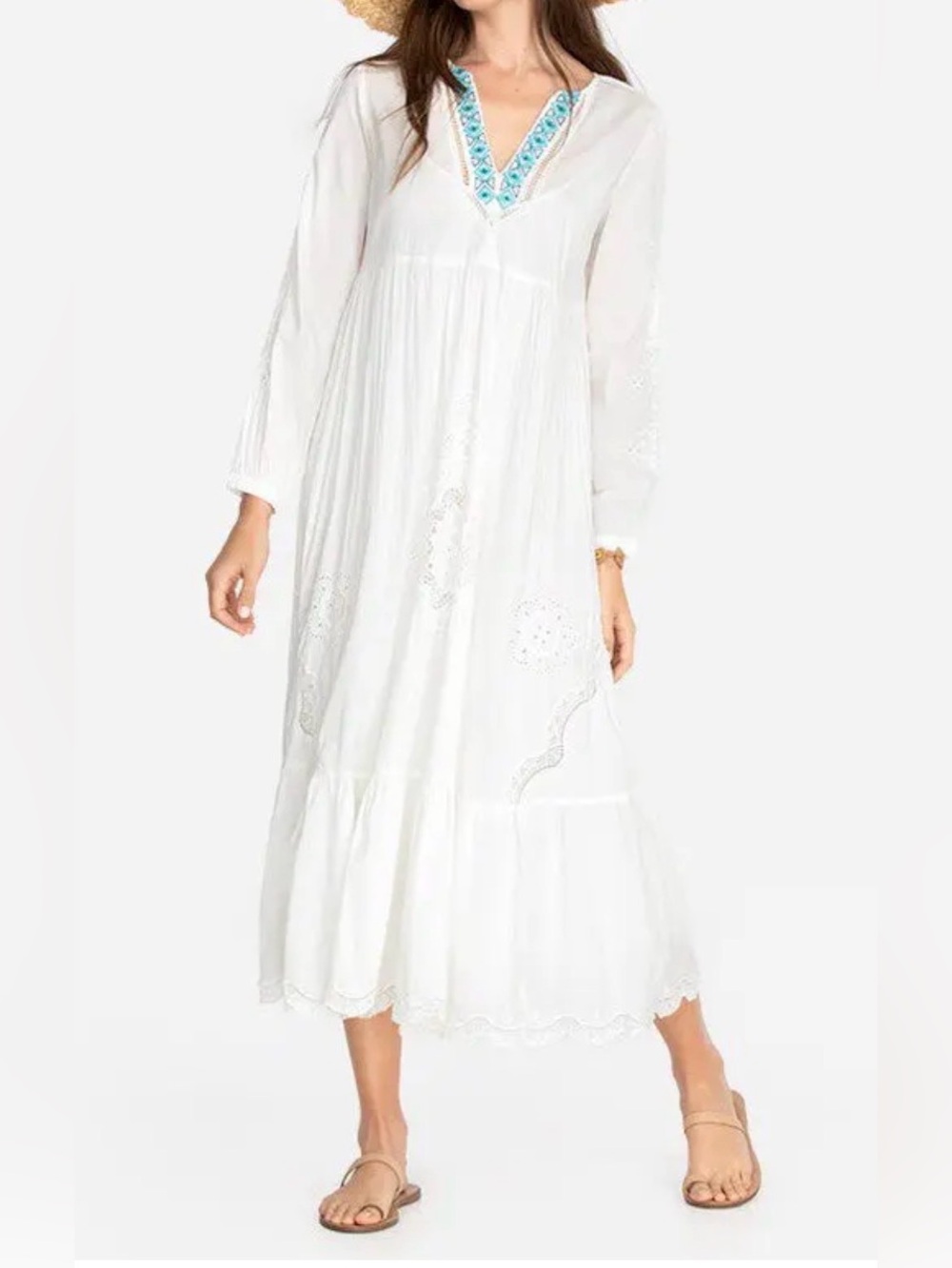 JOHNNY WAS BARAZ MIDI DRESS